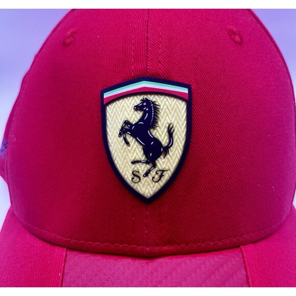 Ferrari Scuderia Red Cap Adjustable hat Unisex - Picture 10 of 10